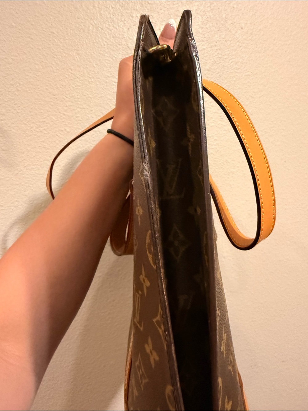Louis Vuitton Brown Monogram Babylon Tote Bag - Picture 6 of 16